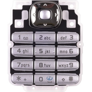 Nokia 6030 klávesnica (strieborná)