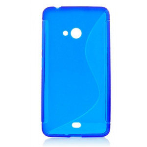 Silikonové púzdro BACK S-line Lumia 535 blue