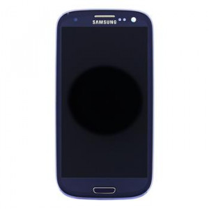 LCD Displej + Dotyk + Predný kryt Samsung i9301 Galaxy S3 Neo Blue