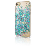 Guess Liquid Glitter Hard púzdro shine blue pre iPhone 6/6S/7