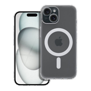Frost Mag Cover with camera protection compatible with MagSafe for IPHONE 14 transparent
