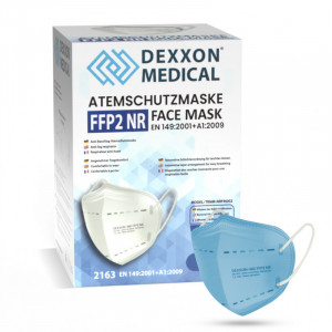 DEXXON MEDICAL Respirátor FFP2 NR svetlomodrý 1ks/bal